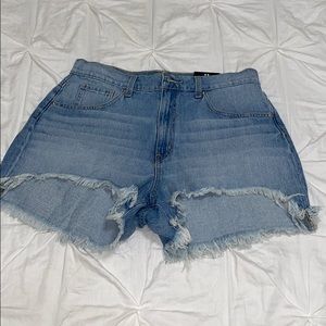 High Rise Denim Shorts |FASHION NOVA